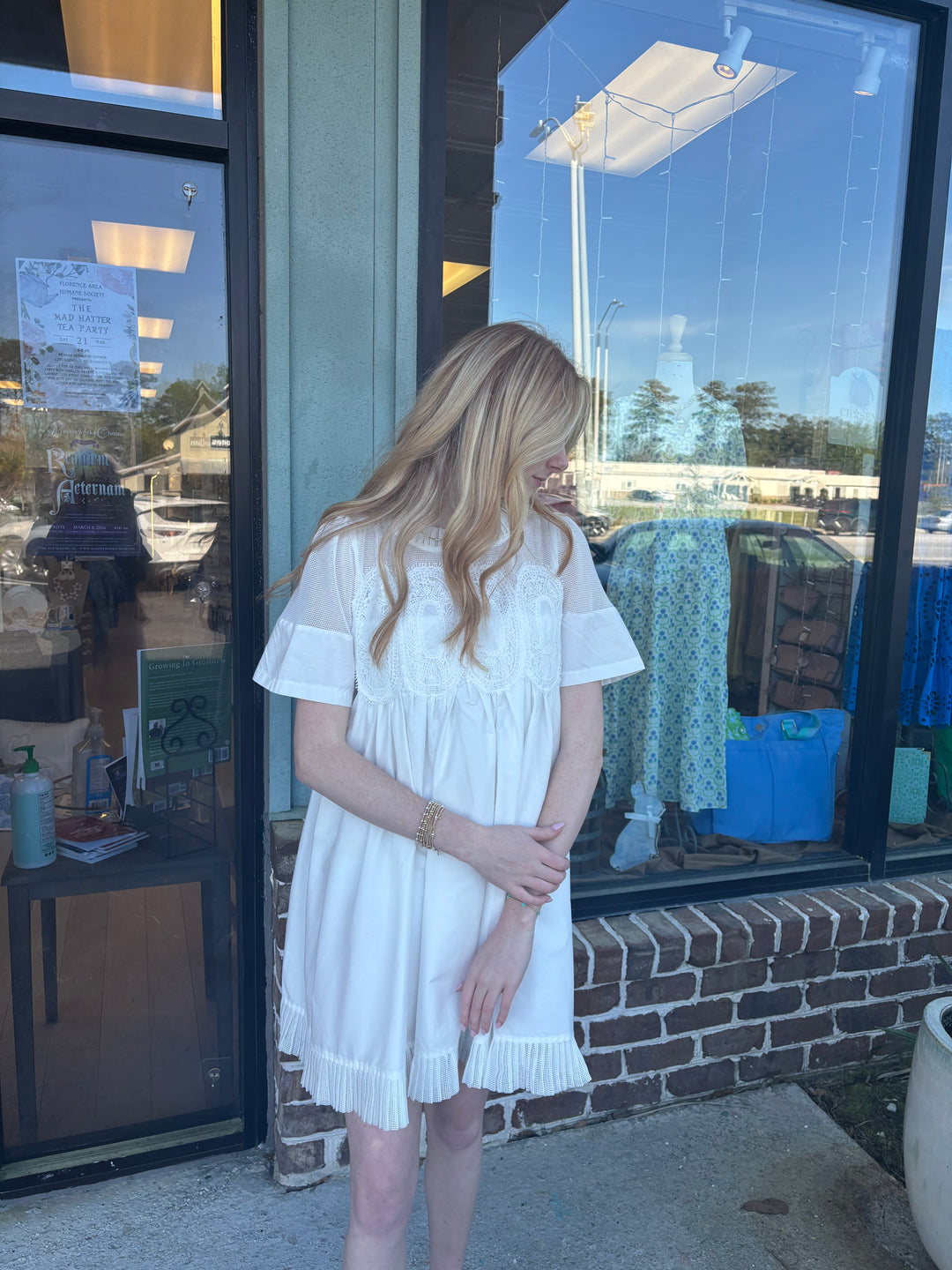 Storybook Lace Applique Dress