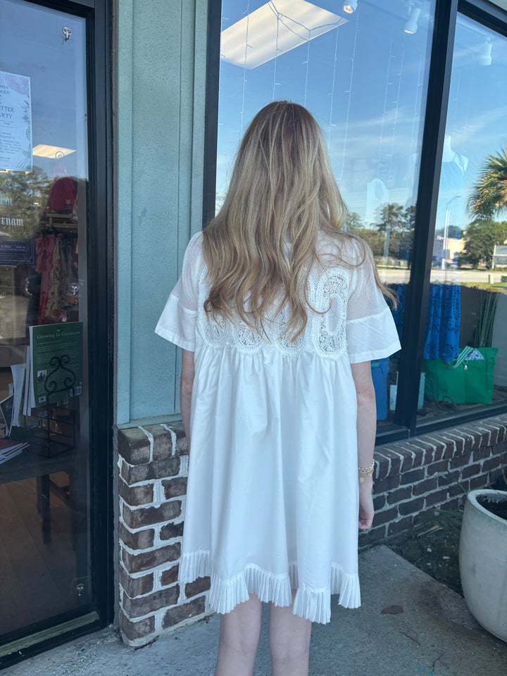Storybook Lace Applique Dress