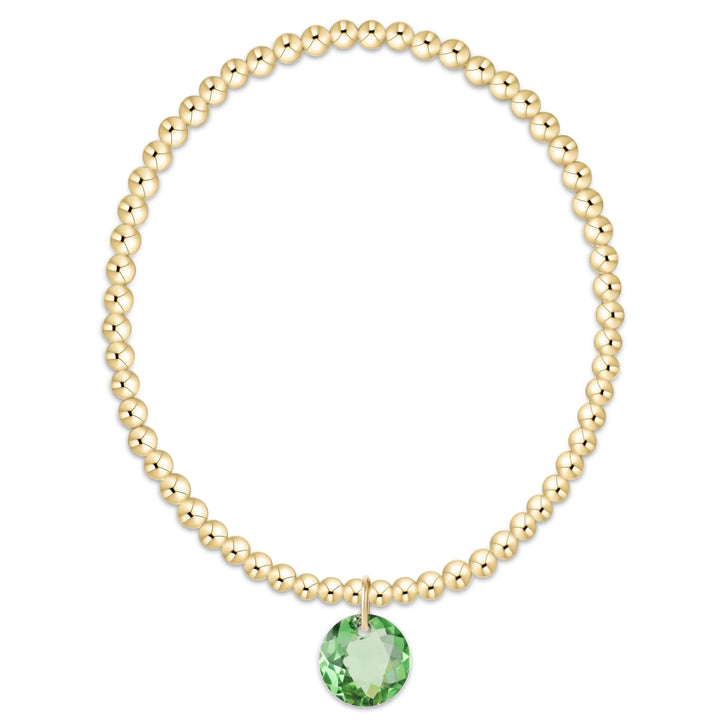 enewton Classic Gold 3mm Bracelet - Reflection Charm
