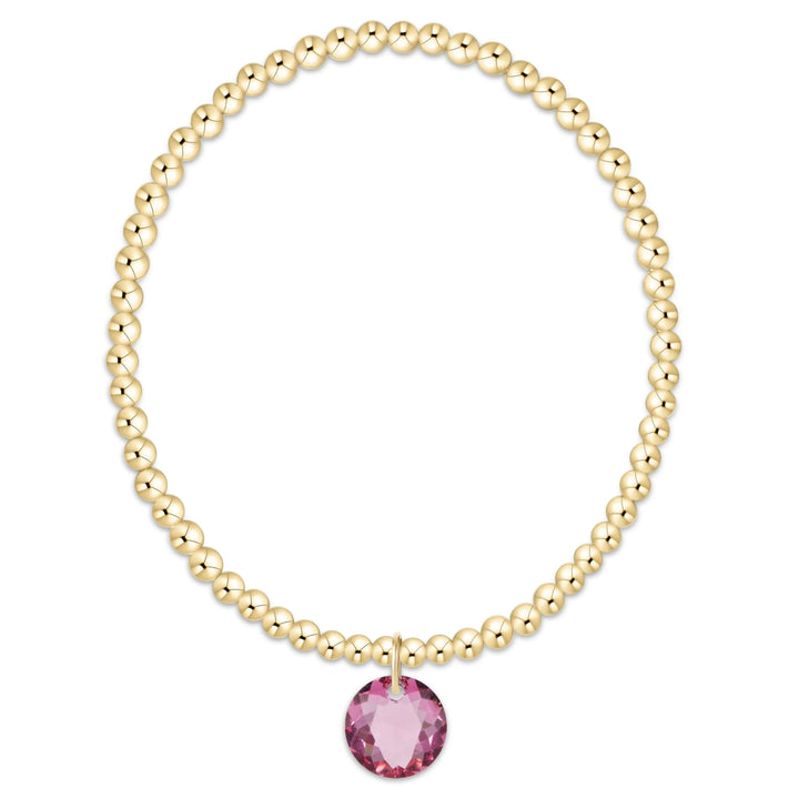enewton Classic Gold 3mm Bracelet - Reflection Charm