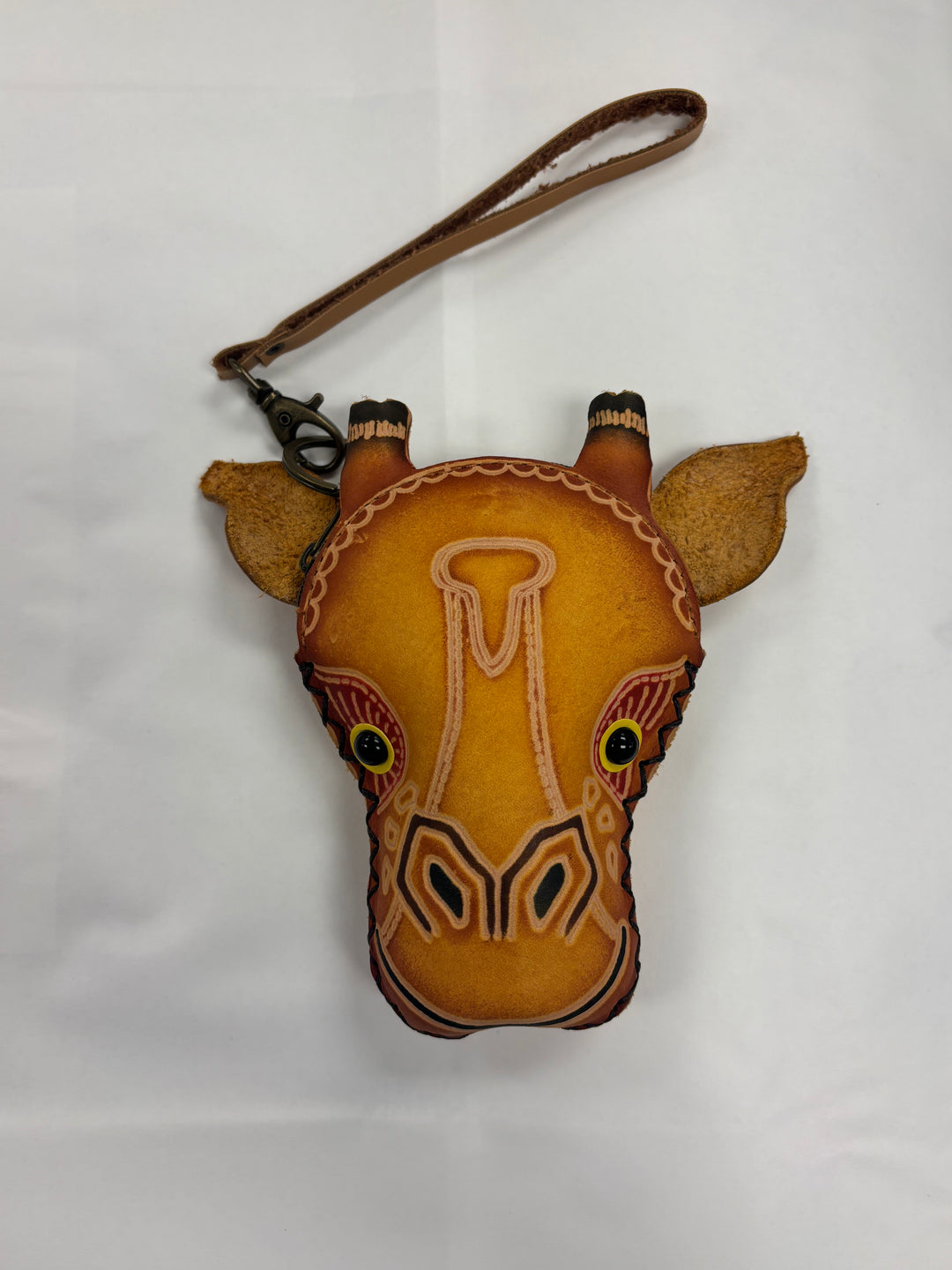 Leather Animal Wristlet