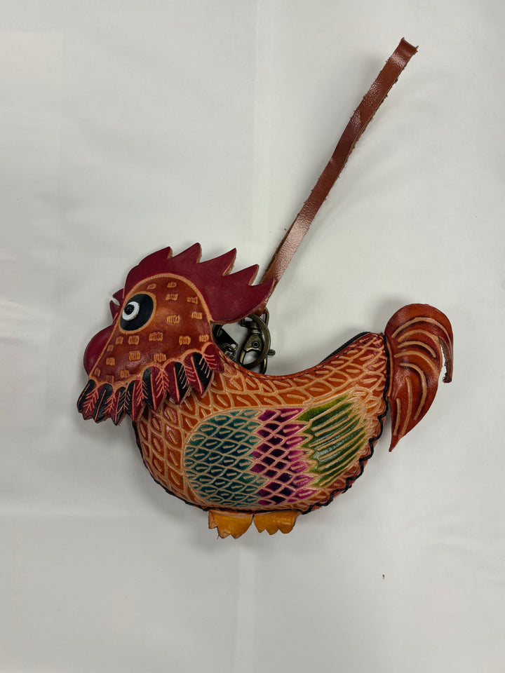 Leather Animal Wristlet