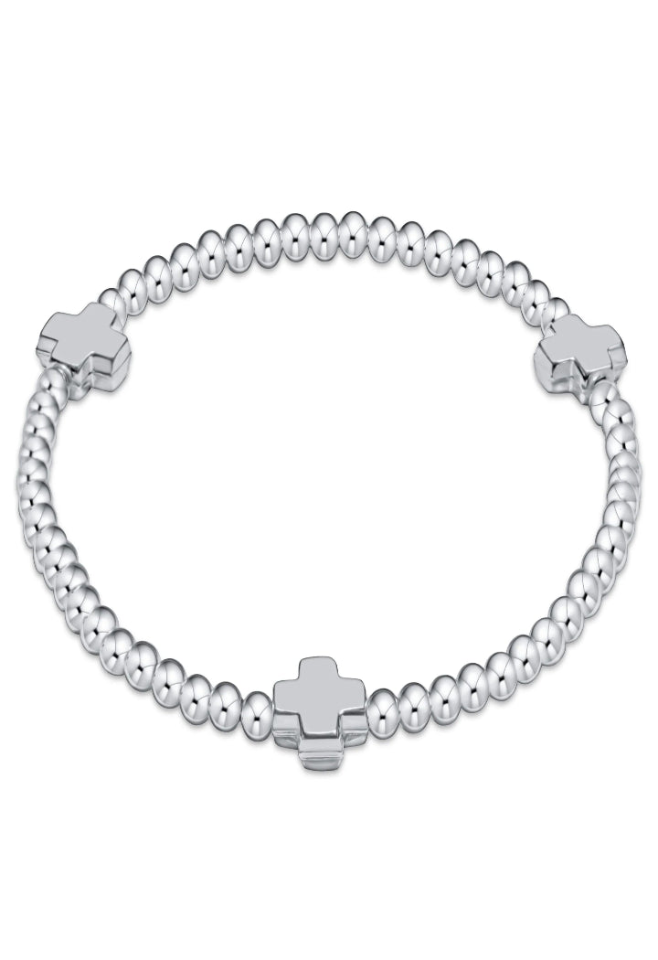 enewton Extends Signature Cross 3mm Sterling Bracelet - Sterling