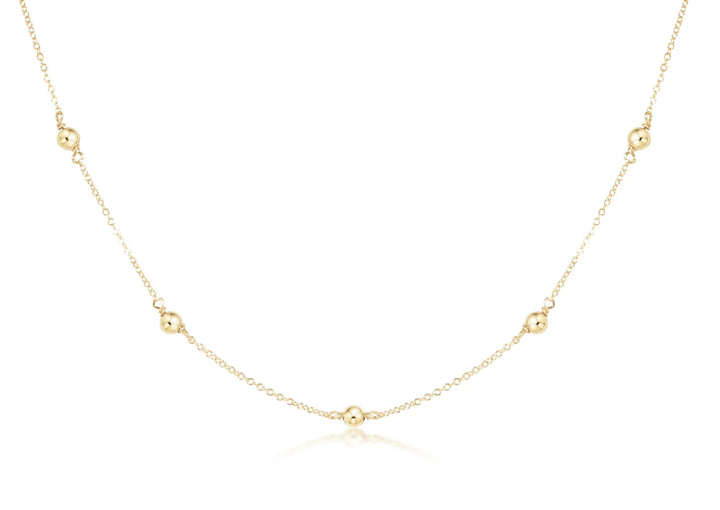 enewton 17" Choker Simplicity Chain Gold - Classic Gold 4mm