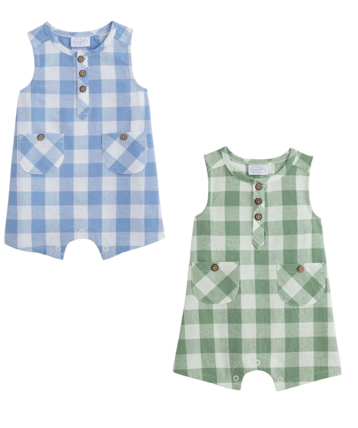 Mud Pie Check Romper