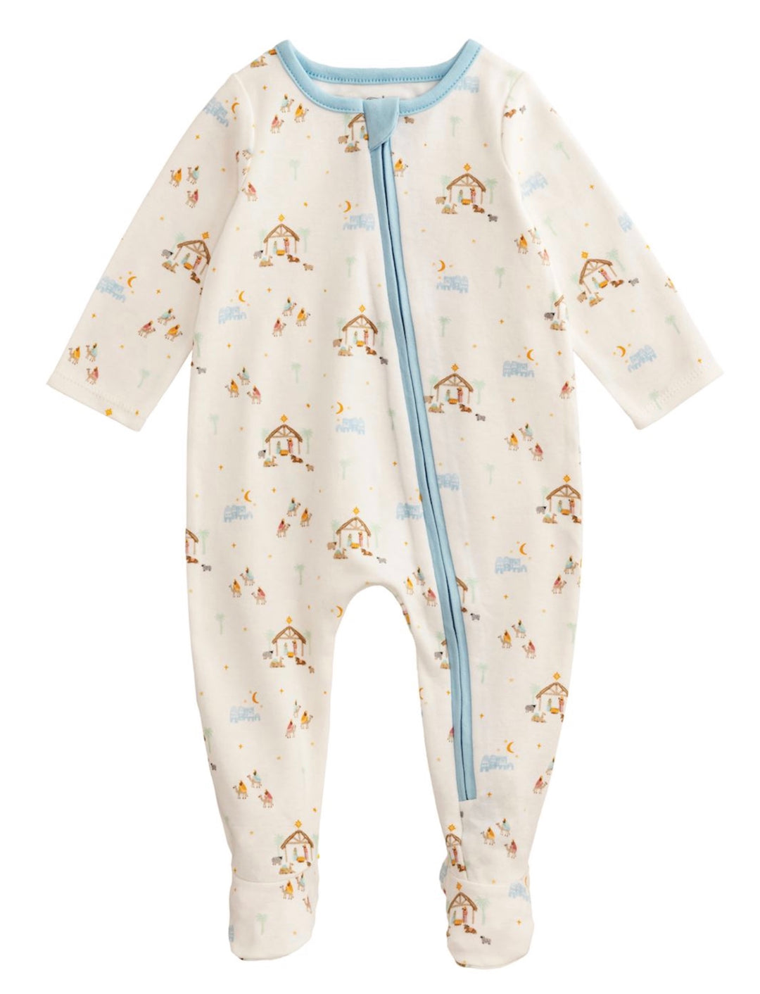 Mud Pie Nativity Print Sleeper
