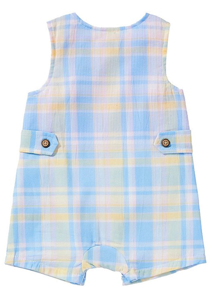 Mud Pie Madras Plaid Jon Jon