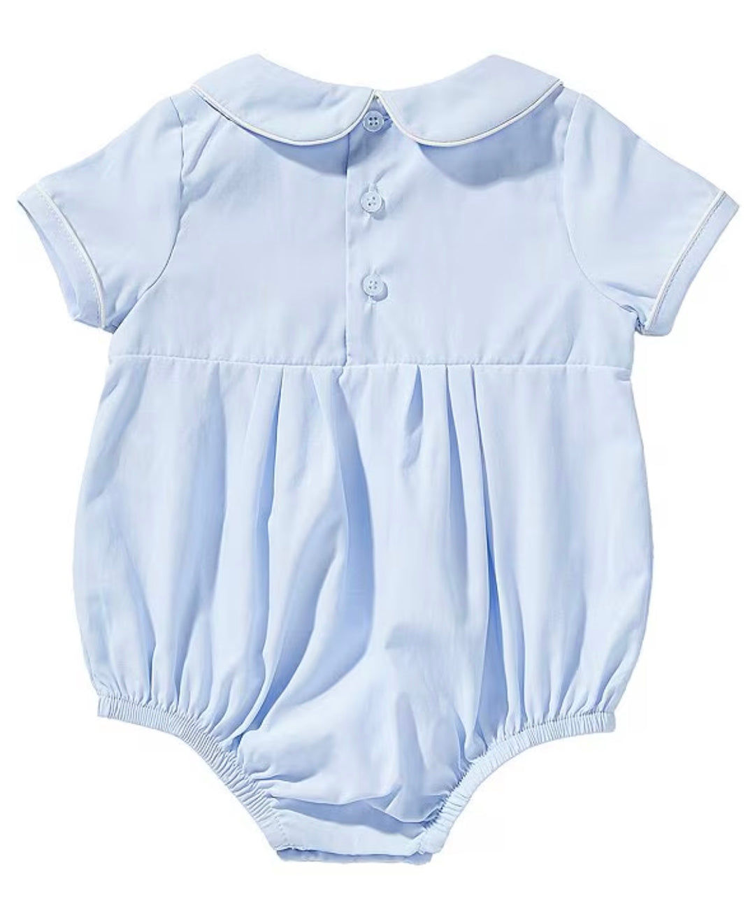 Mud Pie French Knot Bunny Blue Bubble