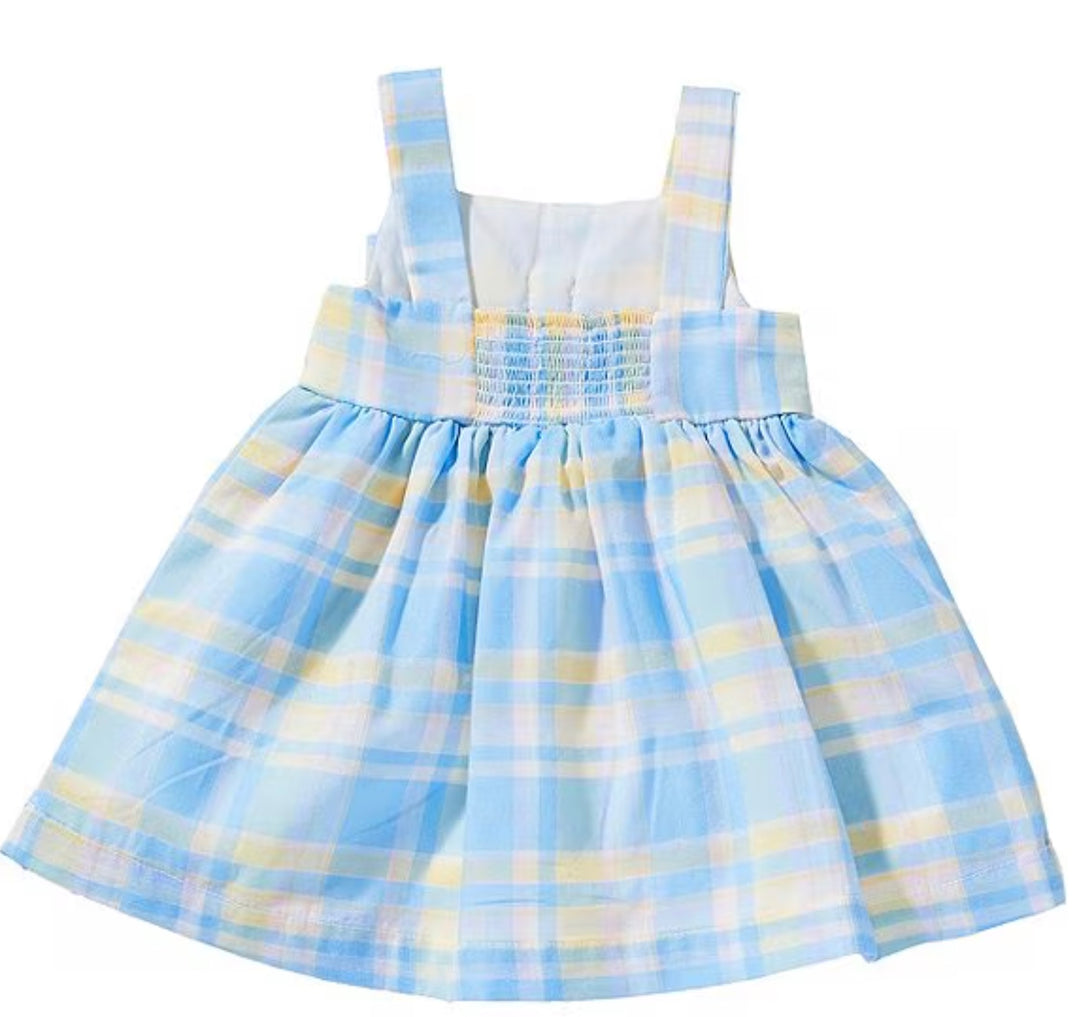 Mud Pie Madras Plaid Easter Dress