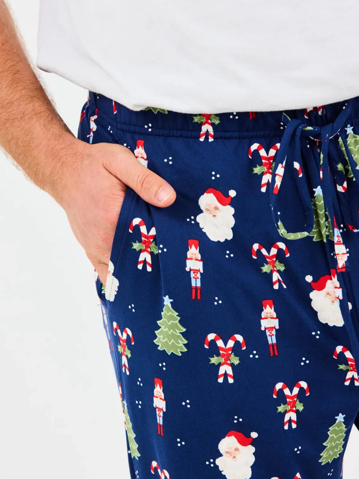 Mary Square Peppermint Pine Mens PJ Pants