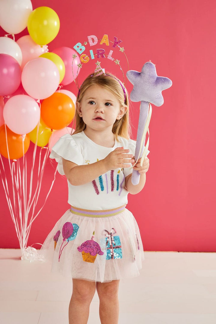 Mud Pie Candles Girl Birthday Tee