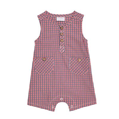 Mud Pie Gingham Romper