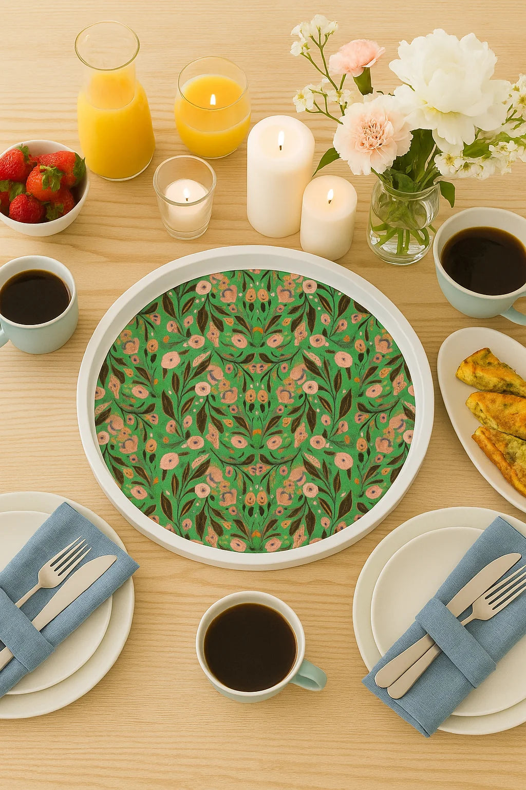 Gold Gallery Art Pop Tray