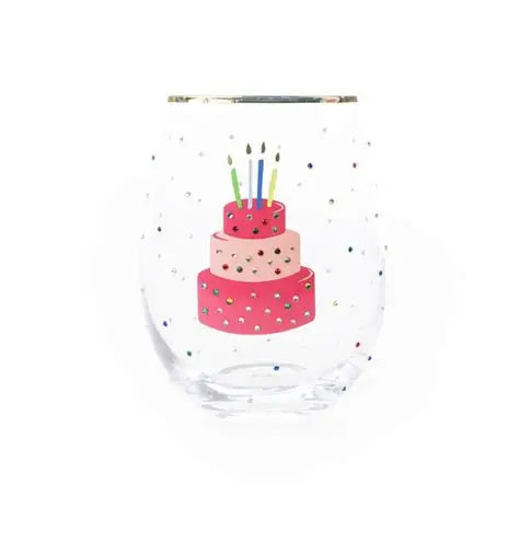 Mary Square Stemless Wine Glass