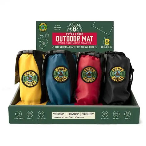 Forest Floor X- Large Outdoor Mat w/Ground Stakes