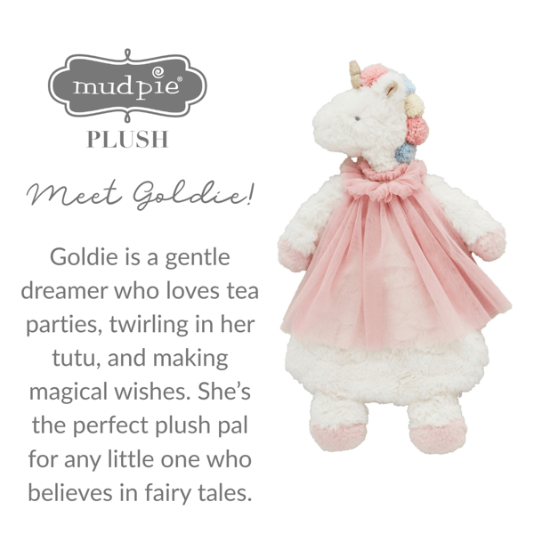 Mud Pie Plush Woobie Unicorn Princess