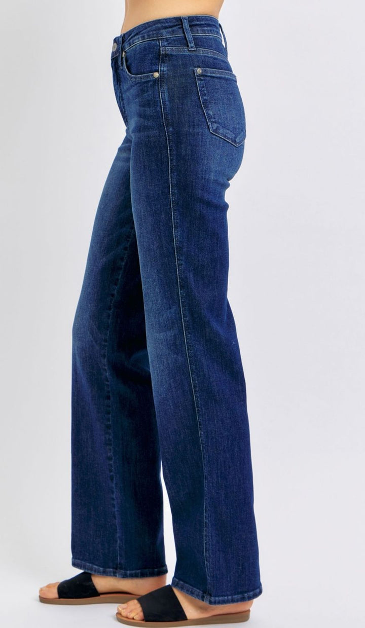Judy Blue Pure Grace MR Petite TC Straight