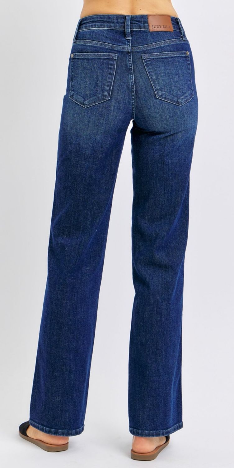 Judy Blue Pure Grace MR Petite TC Straight