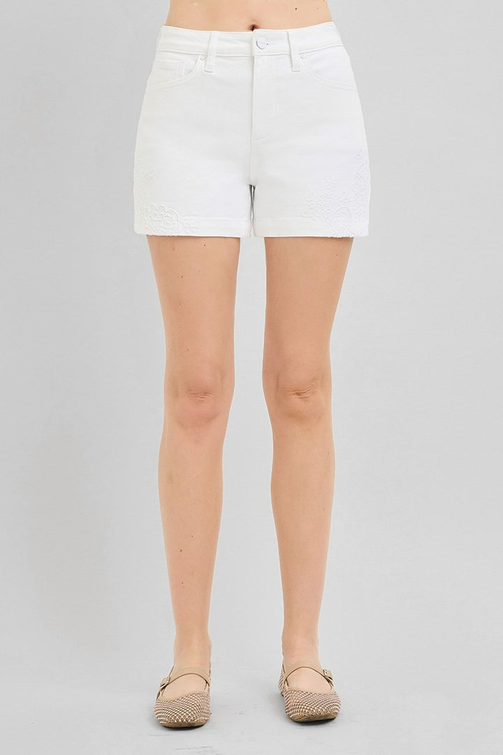 Risen Wildflower TC HR Embroidered Shorts