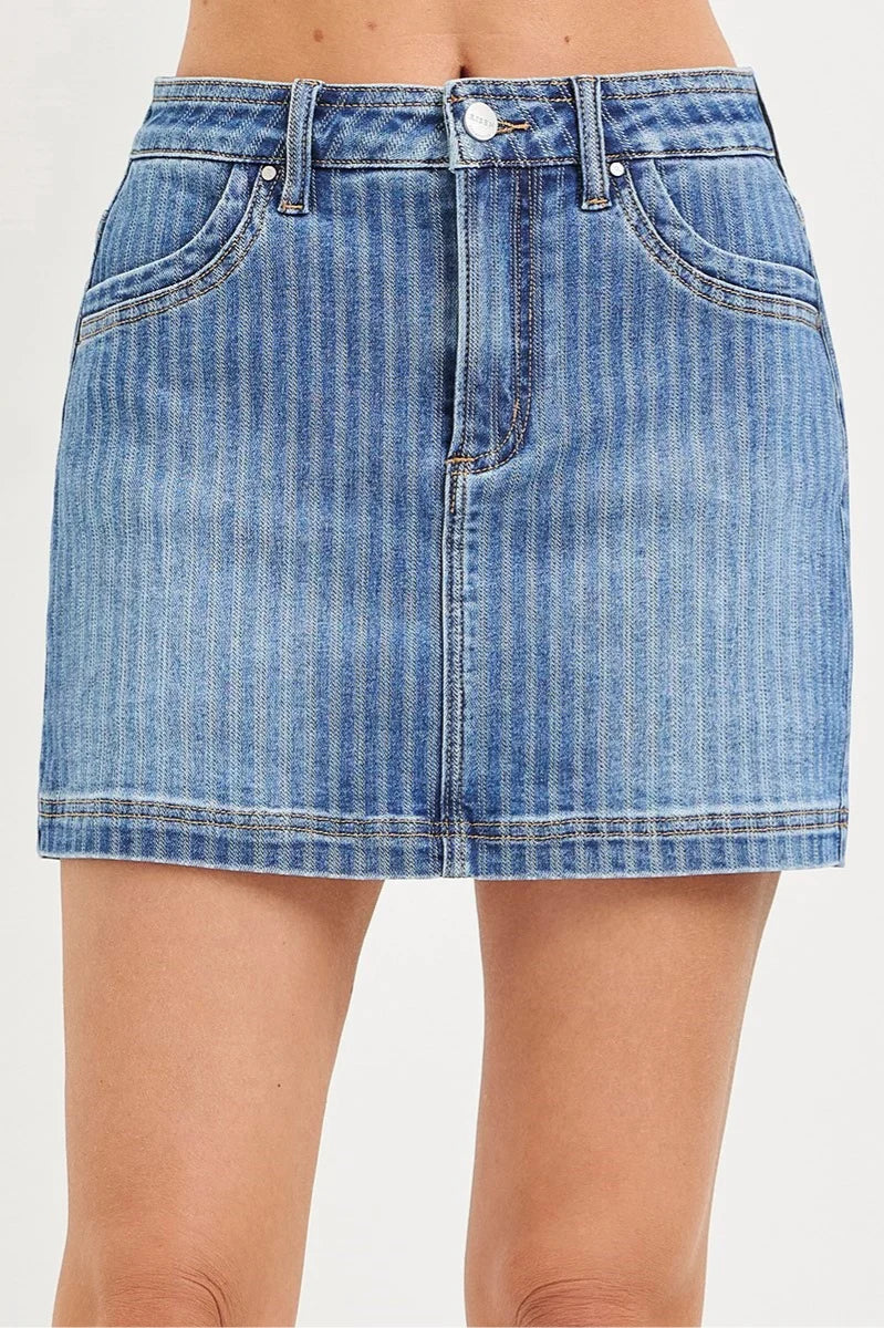 Risen Get Ahead HR Stripe Mini Skort