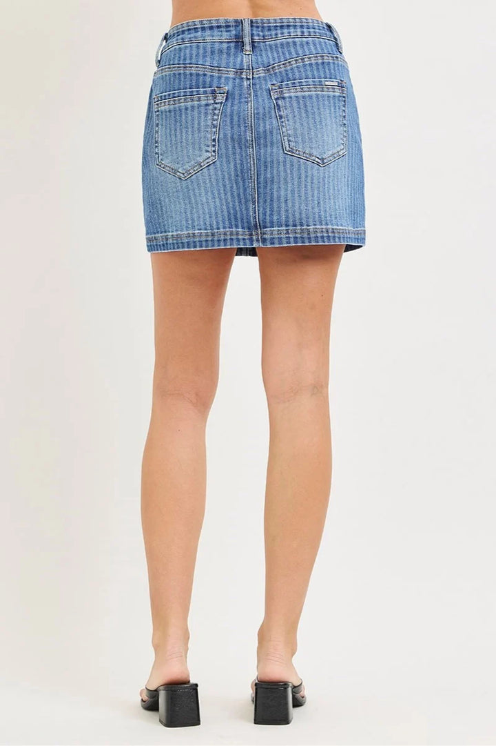 Risen Get Ahead HR Stripe Mini Skort