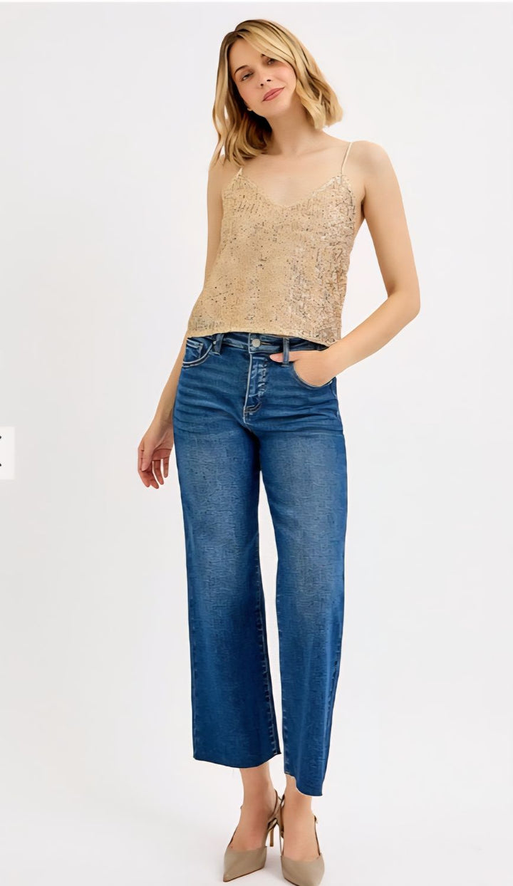 Risen Fiercely Yours TC Crop Wide Jeans