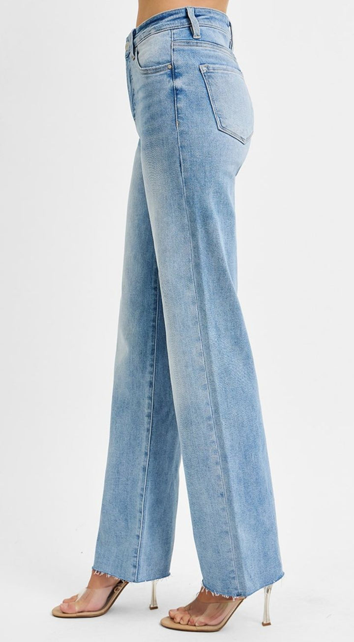 Risen In Love Tummy Control HW Straight Jeans