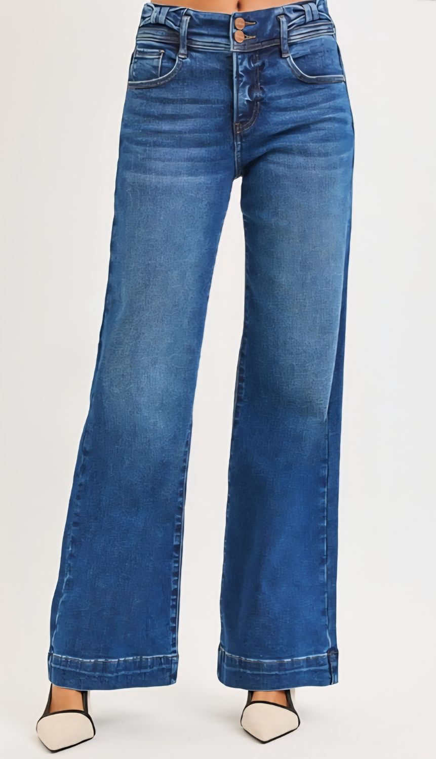 Risen In The Mix TC HR Wide Leg Jeans