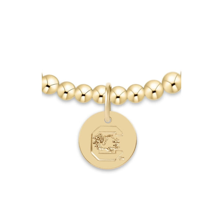 enewton Ecollegiate Extends Classic Gold 3mm Bracelet - South Carolina Disc