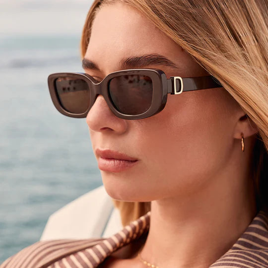 Diff Eyewear Daphne Truffle + Truffle Sunglasses