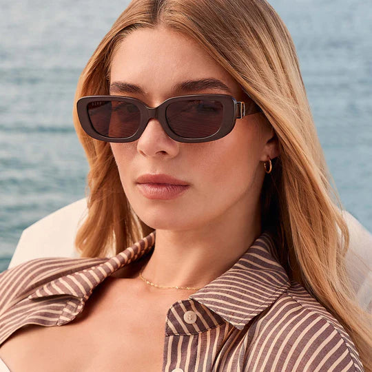 Diff Eyewear Daphne Truffle + Truffle Sunglasses