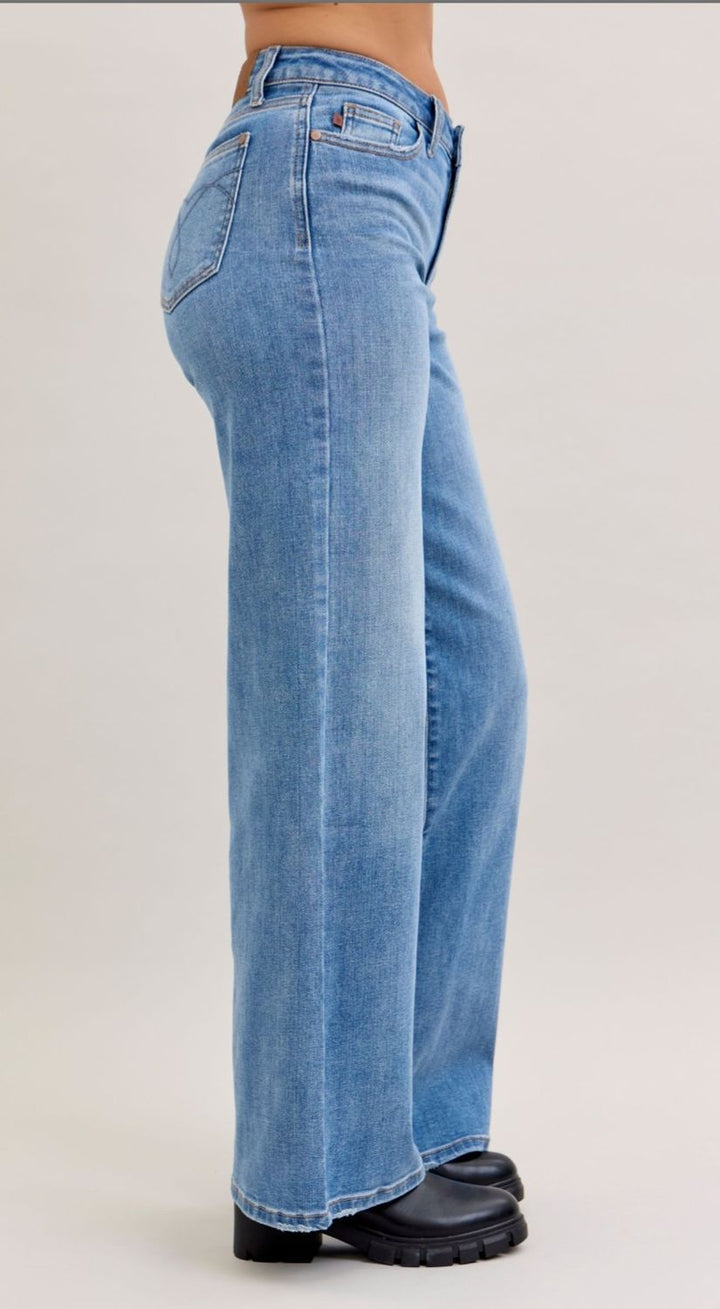Judy Blue Success MR Retro Wide Leg Jean