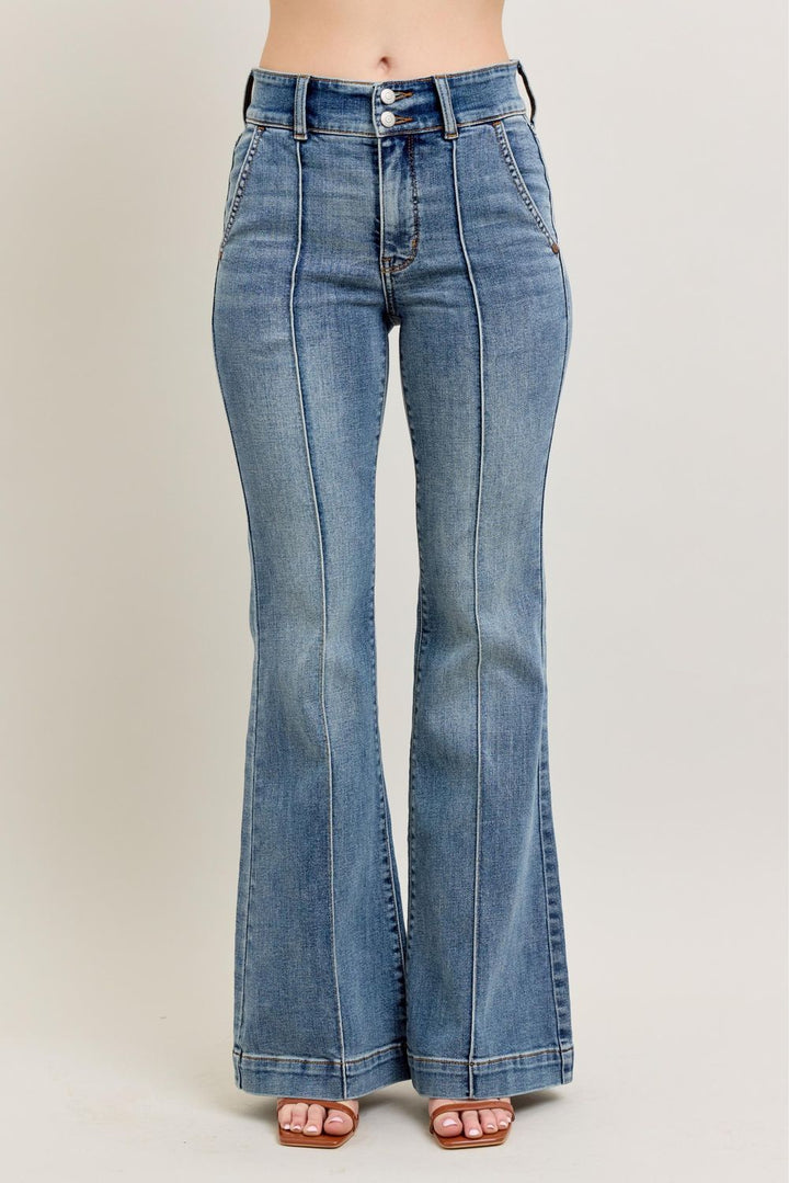 Judy Blue Sunrise HW Trouser Flare
