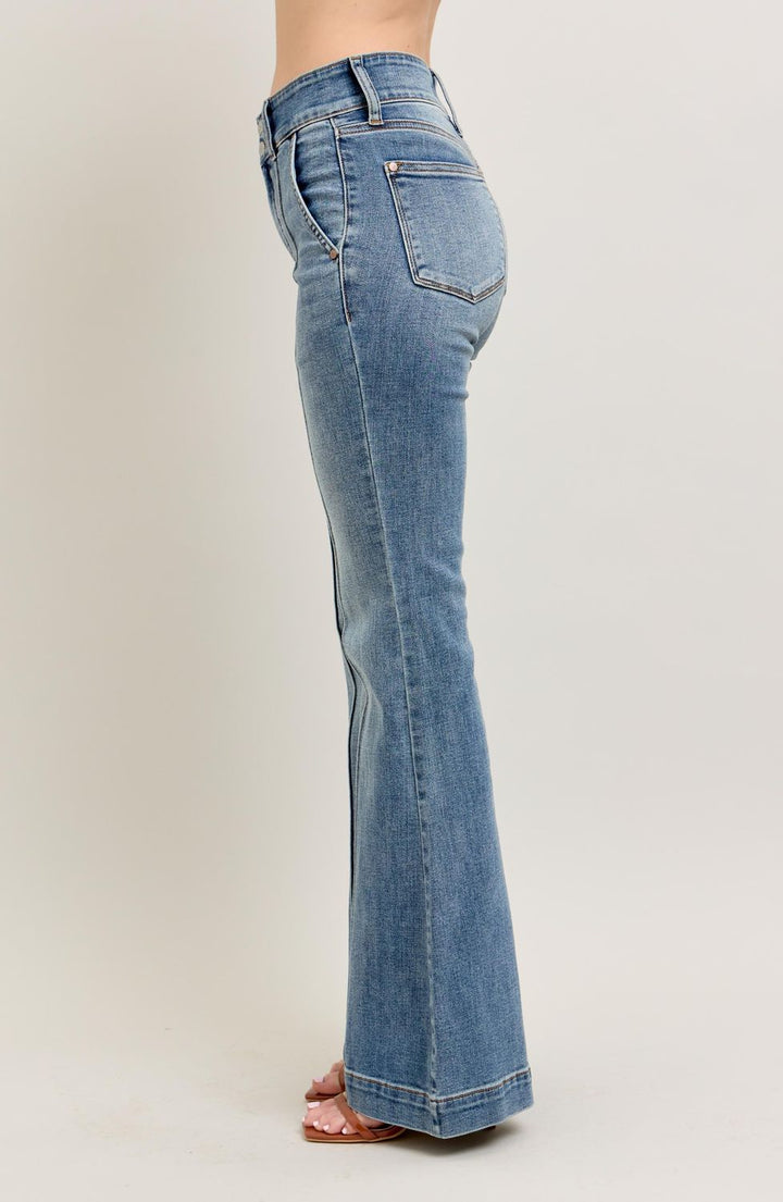 Judy Blue Sunrise HW Trouser Flare