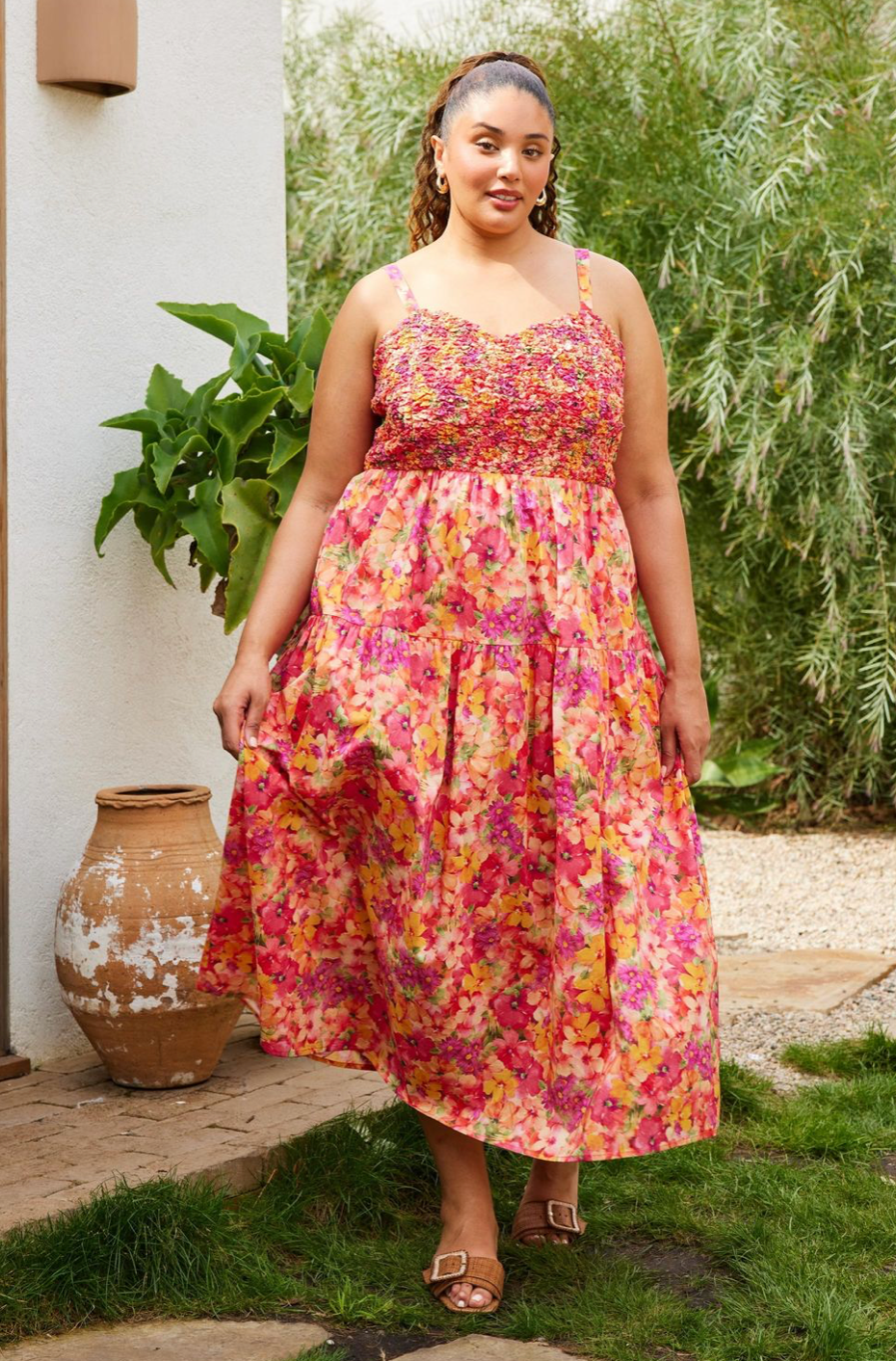 Garden Key Midi, CURVY