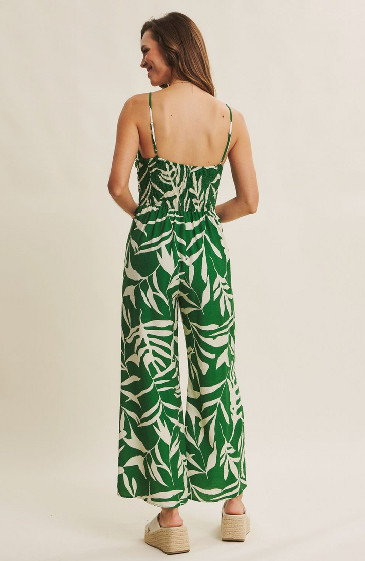 Airy Resort Wide-Leg Jumpsuit