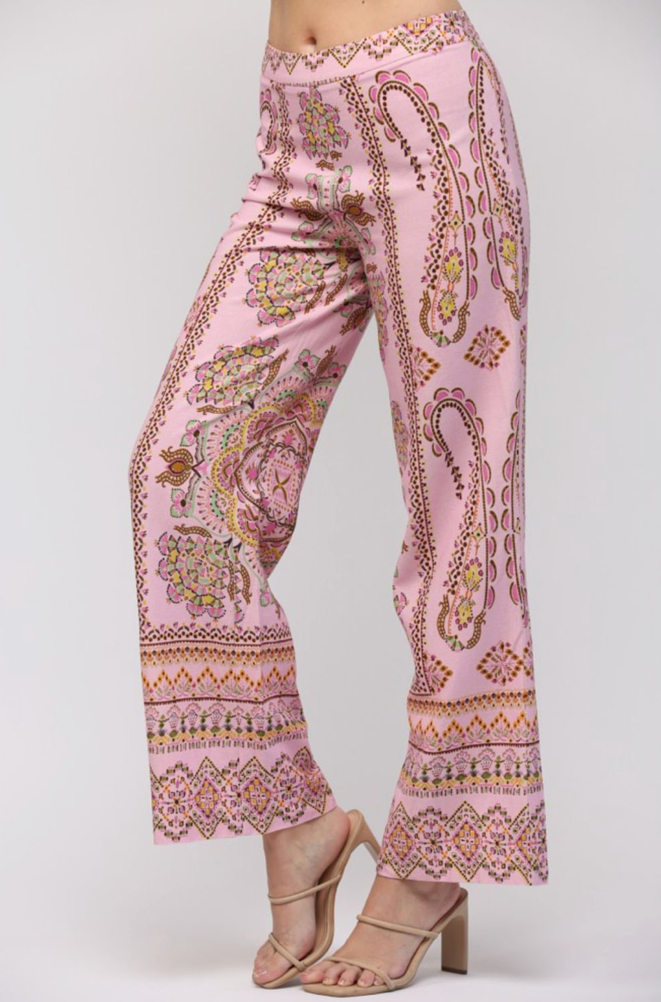 Springtime Stroll Floral Print Pants
