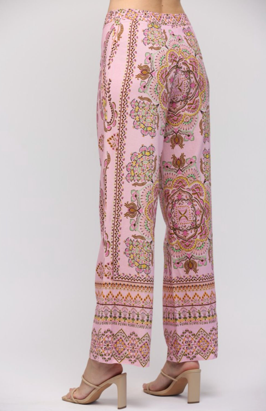 Springtime Stroll Floral Print Pants