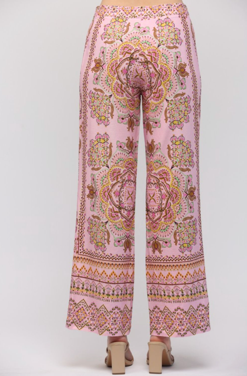Springtime Stroll Floral Print Pants