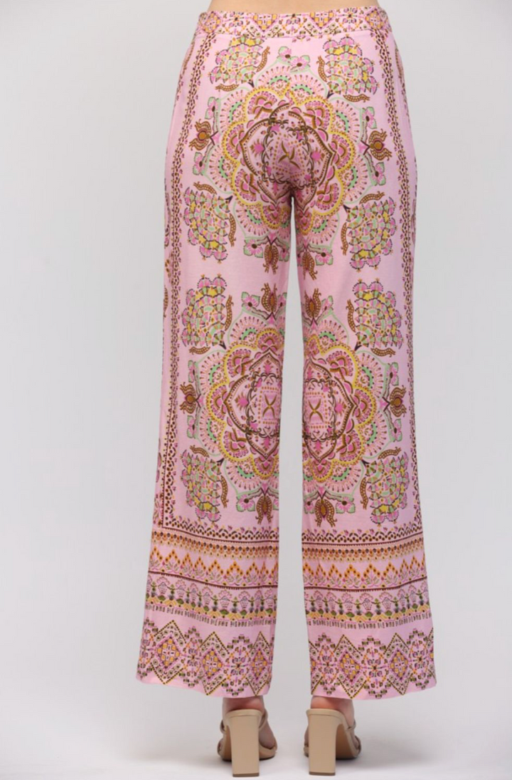Springtime Stroll Floral Print Pants