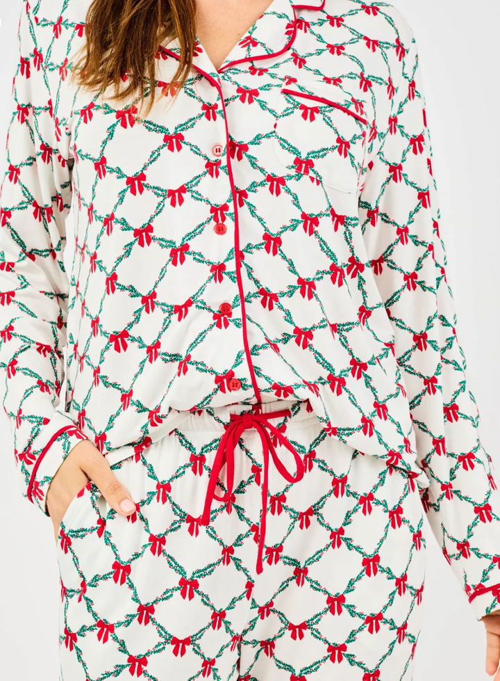 Mary Square Lattice Garland Charlotte Set