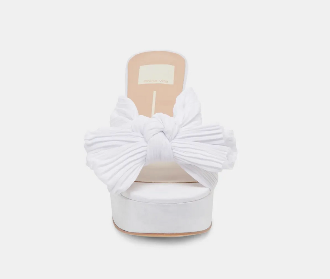 Dolce Vita Blare White Satin Heel