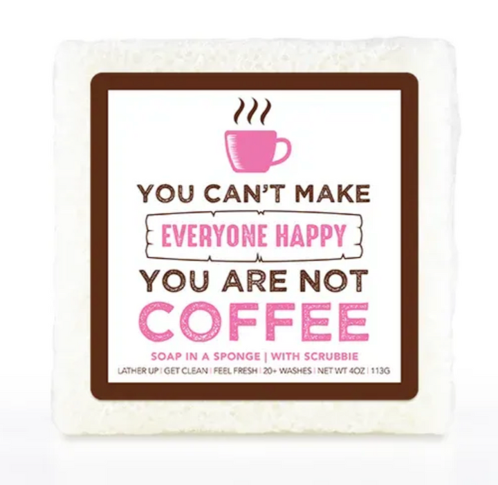 Caren Coffee Soap In A Sponge Collection
