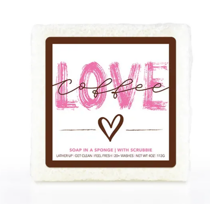 Caren Coffee Soap In A Sponge Collection