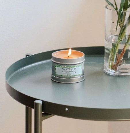 Votivo Bamboo Leaf 4oz Tin Candle