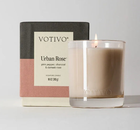 Votivo Signature Candle - Urban Rose 10oz