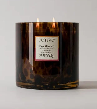 Votivo Pink Mimosa Tortoise Candle 22.7oz