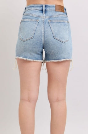 Judy Blue Magic HW Destroy Cut Off Shorts