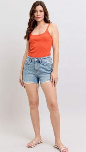 Judy Blue Magic HW Destroy Cut Off Shorts
