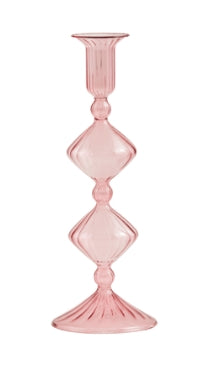 Mud Pie Glass Taper Holder